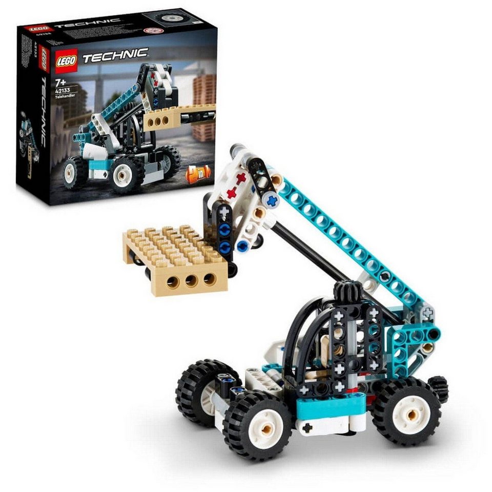 LEGO® Technic Teleskoplader Konstruktionsspielsteine, (Teleskoplader, Klemmbausteine), Made in Europe