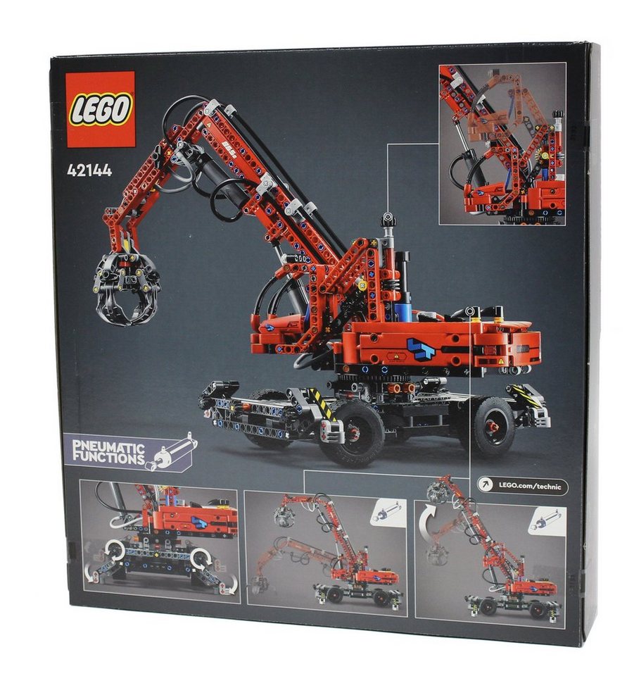 LEGO® Technic Umschlagbagger Modell (42144) mit pneumatische Funktionen Spielbausteine, pneumatische Funktionen