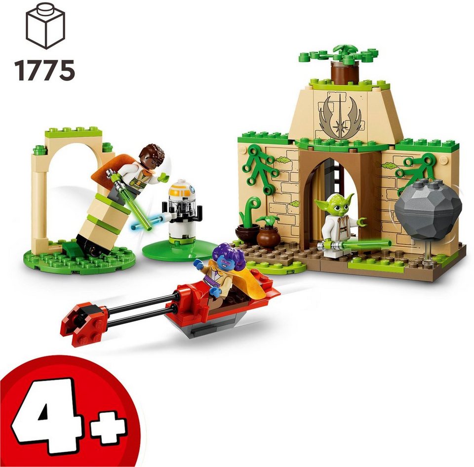 LEGO® Tenoo Jedi Temple™ (75358), LEGO® Star Wars™ Konstruktionsspielsteine, (124 St), Made in Europe