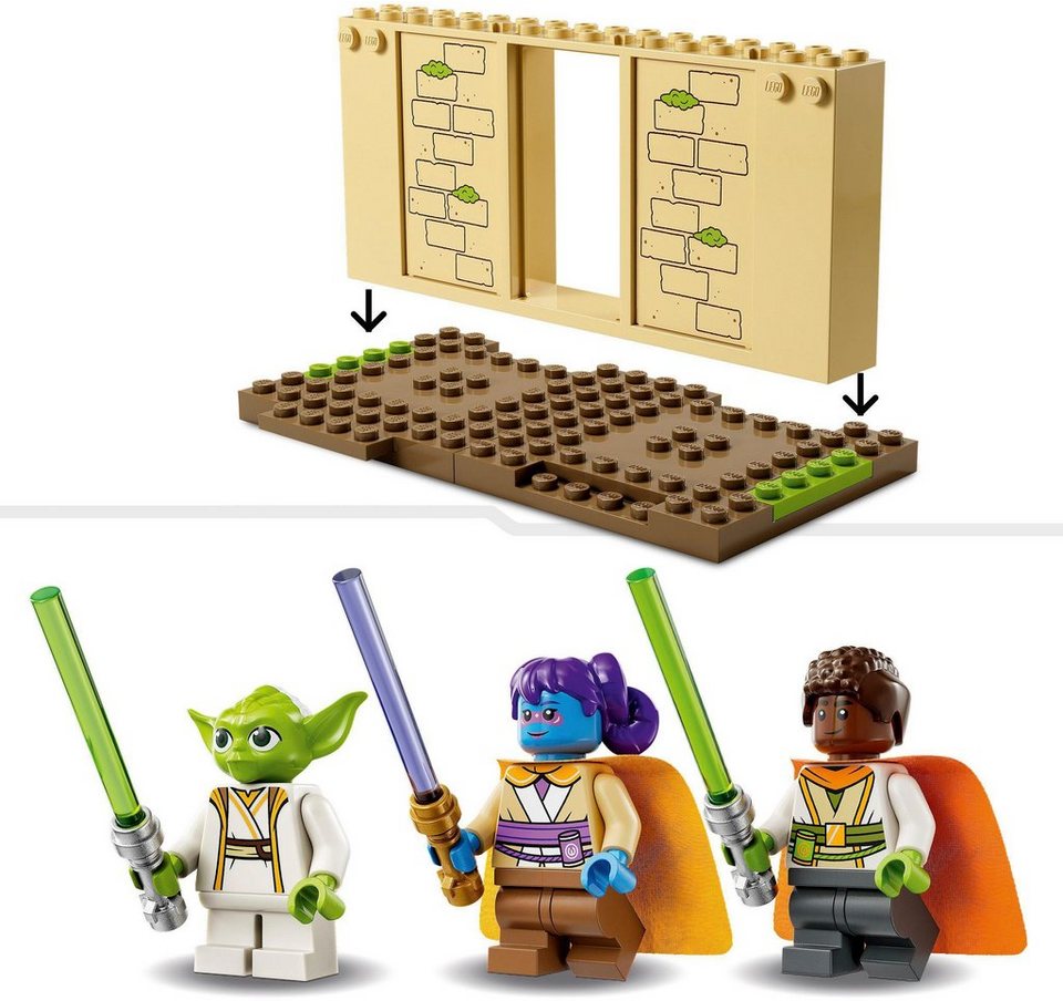LEGO® Tenoo Jedi Temple™ (75358), LEGO® Star Wars™ Konstruktionsspielsteine, (124 St), Made in Europe