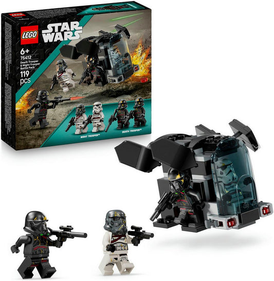 LEGO® Todestruppler & Nachttruppler Battle Pack (75412), LEGO Star Wars™ Konstruktionsspielsteine, (119 St), Made in Europe