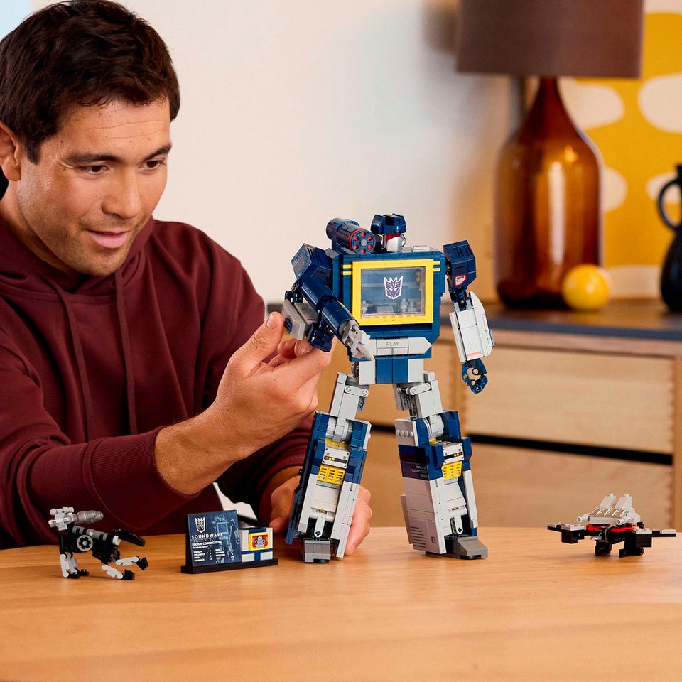 LEGO® Transformers: Soundwave (10358), LEGO Icons Konstruktionsspielsteine, (1505 St), Made in Europe