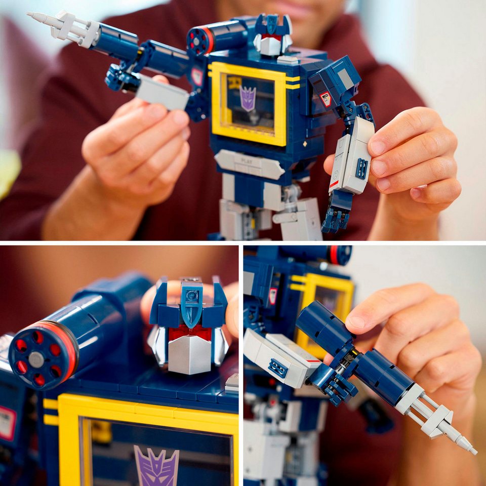 LEGO® Transformers: Soundwave (10358), LEGO Icons Konstruktionsspielsteine, (1505 St), Made in Europe