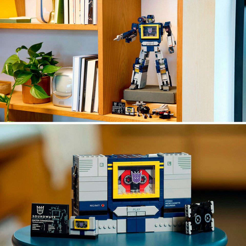 LEGO® Transformers: Soundwave (10358), LEGO Icons Konstruktionsspielsteine, (1505 St), Made in Europe
