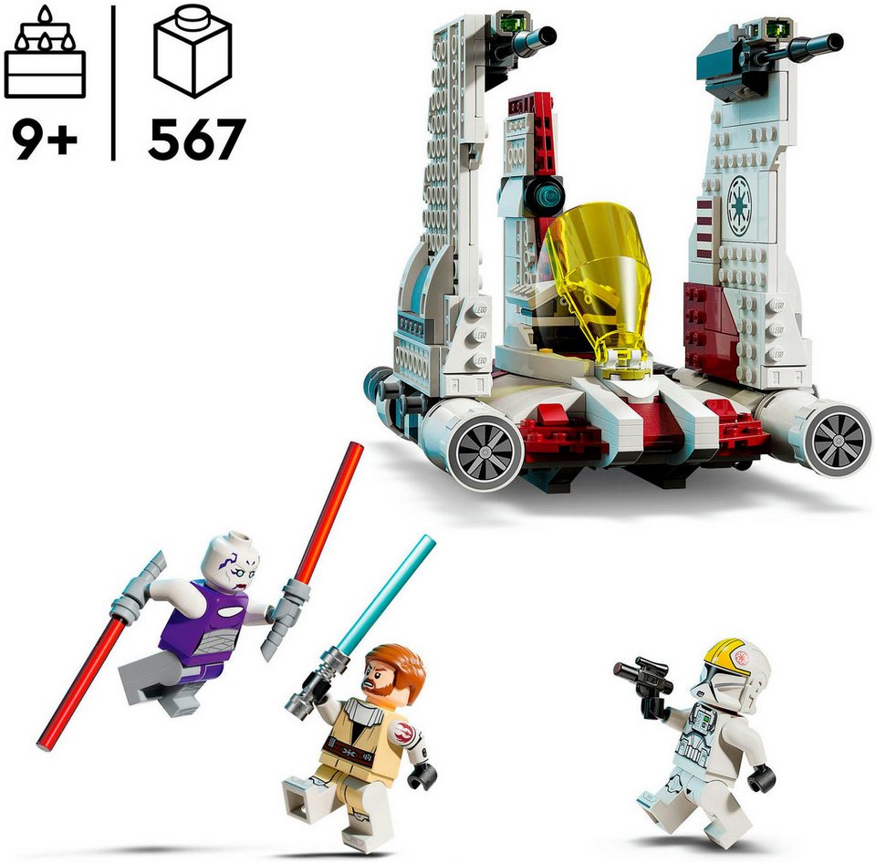 LEGO® V-19 Torrent-Sternjäger (75432), LEGO Star Wars™ Konstruktionsspielsteine, (567 St), Made in Europe