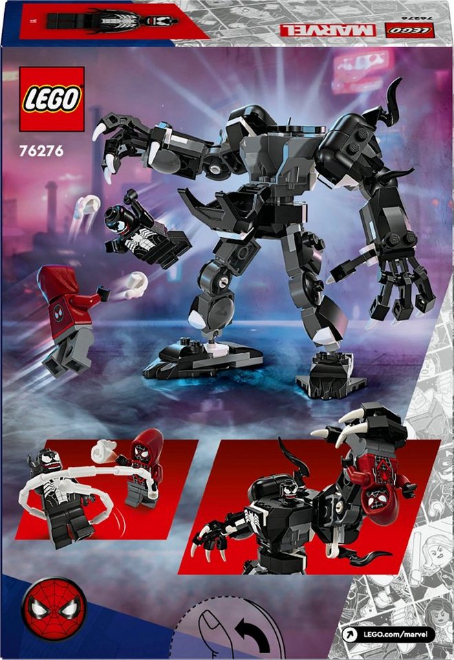 LEGO® Venom Mech vs. Miles Morales (76276), LEGO Super Heroes Konstruktionsspielsteine, (134 St), Made in Europe