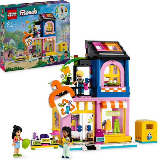 LEGO® Vintage-Modegeschäft (42614), LEGO Friends Konstruktionsspielsteine, (409 St), Made in Europe
