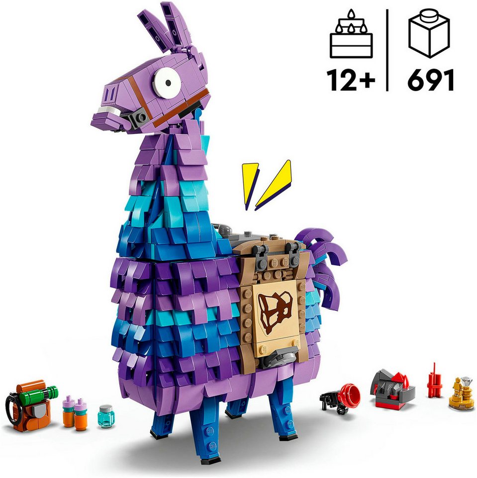 LEGO® Vorratslama (77071), LEGO Fortnite Konstruktionsspielsteine, (691 St), Made in Europe