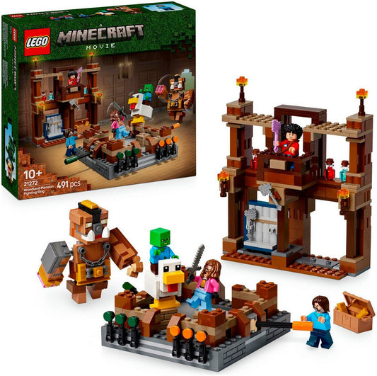 LEGO® Waldanwesen mit Boxring (21272), LEGO® Minecraft Konstruktionsspielsteine, (491 St), Made in Europe