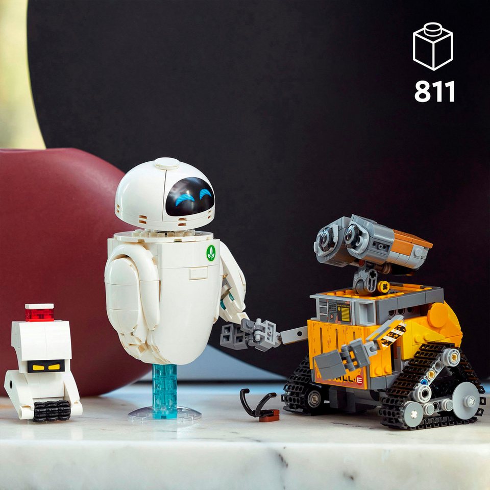 LEGO® WALL-E und EVE (43279), LEGO Disney Pixar Konstruktionsspielsteine, (811 St), Made in Europe