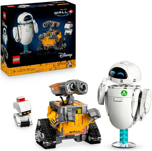 LEGO® WALL-E und EVE (43279), LEGO Disney Pixar Konstruktionsspielsteine, (811 St), Made in Europe