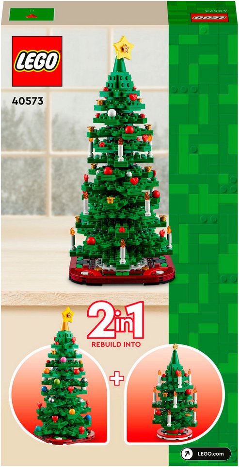 LEGO® Weihnachtsbaum (40573), LEGO Iconic Konstruktionsspielsteine, (784 St), Made in Europe