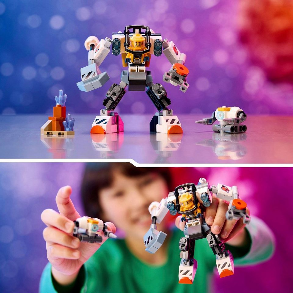 LEGO® Weltraum-Mech (60428), LEGO City Konstruktionsspielsteine, (140 St), Made in Europe