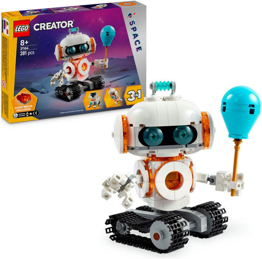 LEGO® Weltraum-Roboter (31164), LEGO Creator Konstruktionsspielsteine, (281 St), Made in Europe