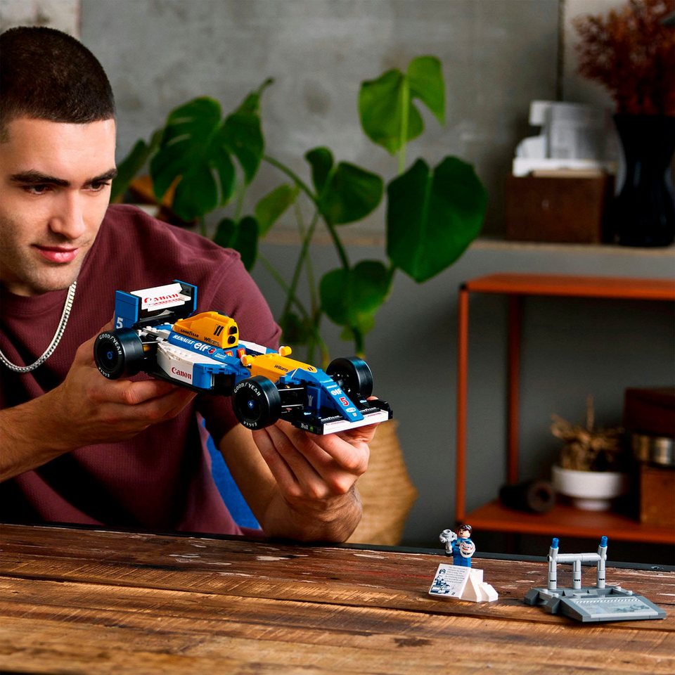LEGO® Williams Racing FW14B mit Nigel Mansell (10353), LEGO® Icons Konstruktionsspielsteine, (799 St), Made in Europe