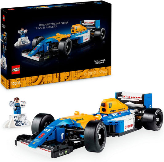 LEGO® Williams Racing FW14B mit Nigel Mansell (10353), LEGO® Icons Konstruktionsspielsteine, (799 St), Made in Europe