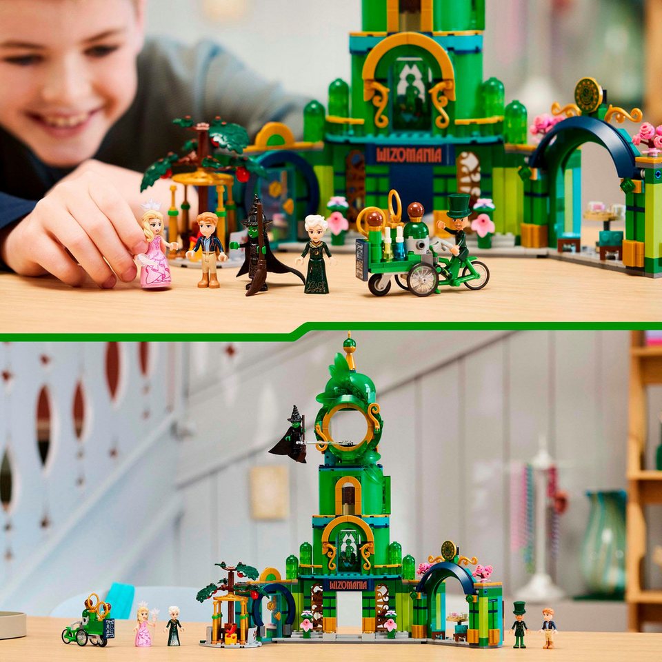 LEGO® Willkommen in Emerald City (75684), LEGO Wicked Konstruktionsspielsteine, (945 St), Made in Europe