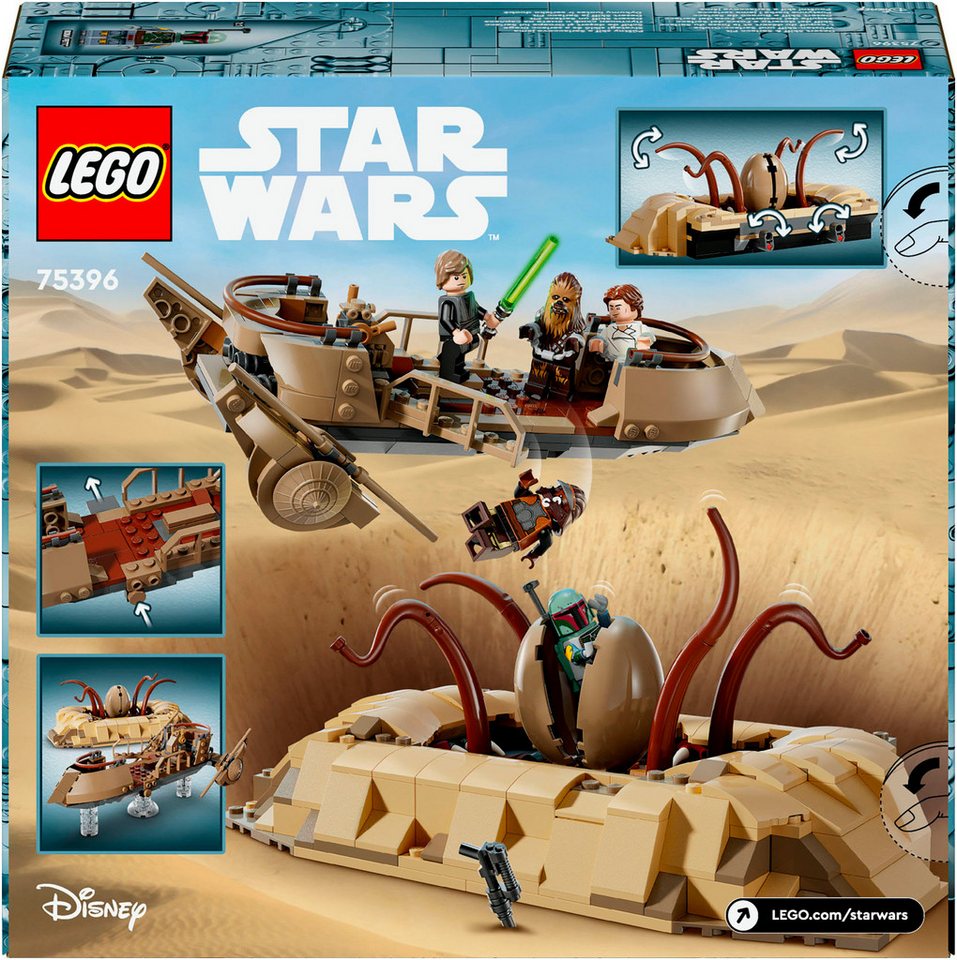 LEGO® Wüsten-Skiff und Sarlacc-Grube (75396), LEGO Star Wars Konstruktionsspielsteine, (558 St), Made in Europe
