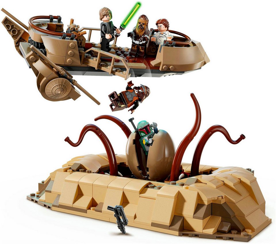 LEGO® Wüsten-Skiff und Sarlacc-Grube (75396), LEGO Star Wars Konstruktionsspielsteine, (558 St), Made in Europe