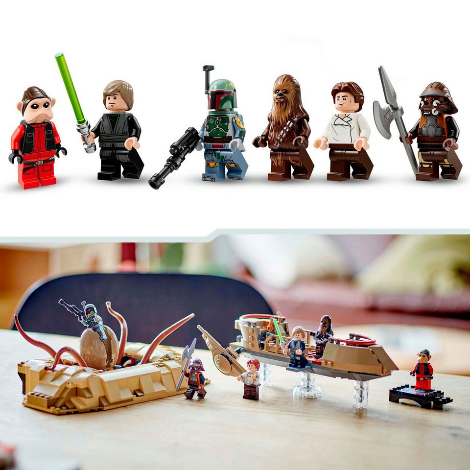 LEGO® Wüsten-Skiff und Sarlacc-Grube (75396), LEGO Star Wars Konstruktionsspielsteine, (558 St), Made in Europe