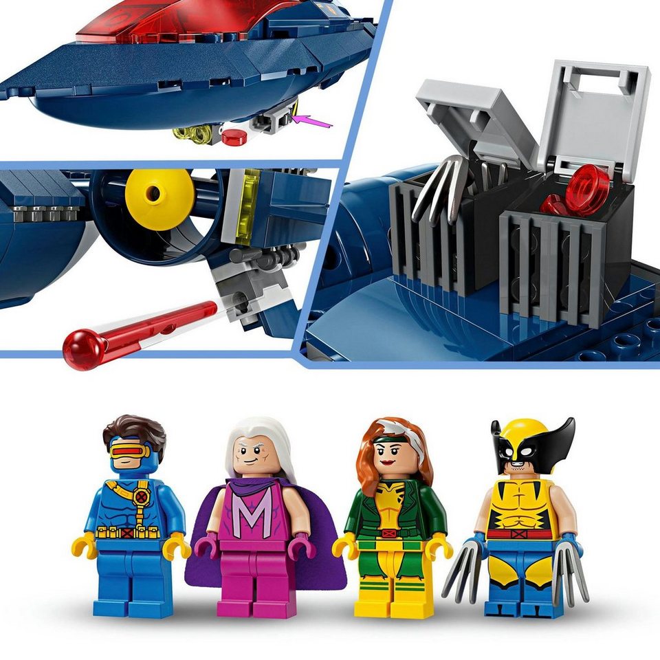 LEGO® X-Jet der X-Men (76281), LEGO Super Heroes Konstruktionsspielsteine, (359 St), Made in Europe