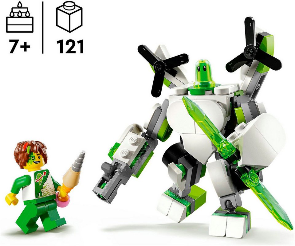 LEGO® Z-Blob's Roboter- und Fahrzeugabenteuer (71487), LEGO DREAMZzz Konstruktionsspielsteine, (121 St), Made in Europe