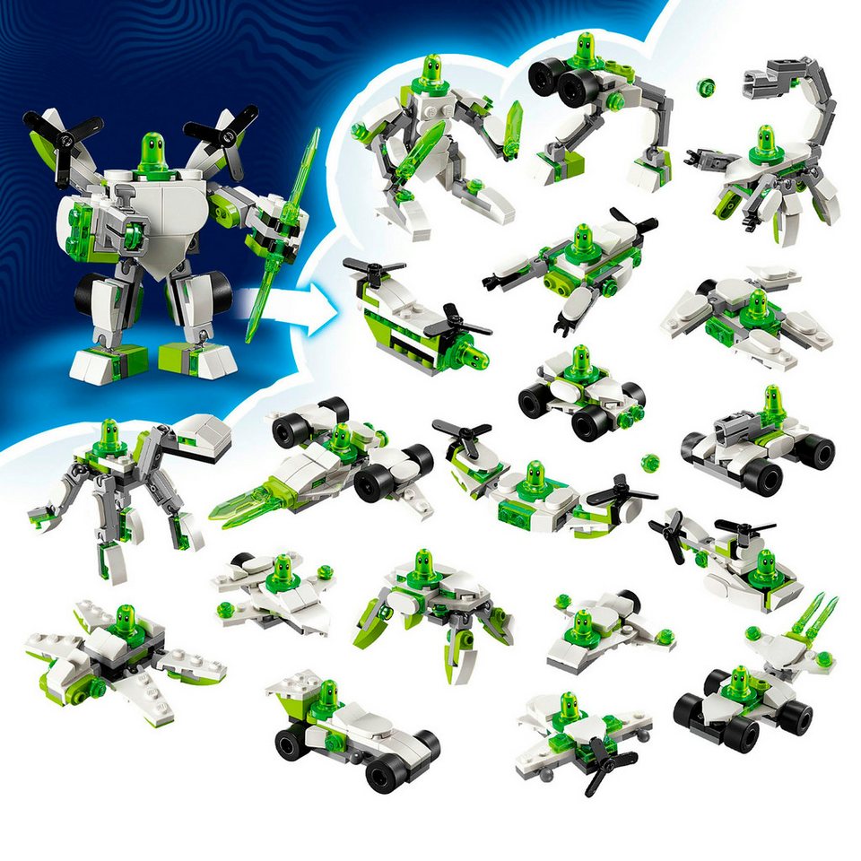 LEGO® Z-Blob's Roboter- und Fahrzeugabenteuer (71487), LEGO DREAMZzz Konstruktionsspielsteine, (121 St), Made in Europe