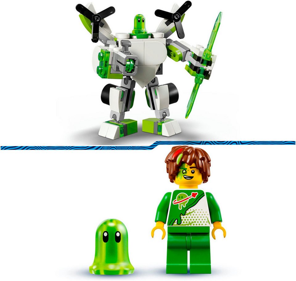 LEGO® Z-Blob's Roboter- und Fahrzeugabenteuer (71487), LEGO DREAMZzz Konstruktionsspielsteine, (121 St), Made in Europe