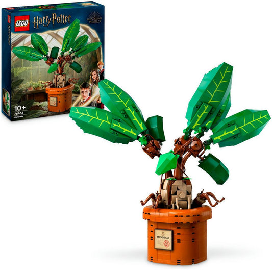 LEGO® Zaubertrankpflanze: Alraune (76433), LEGO Harry Potter™ Konstruktionsspielsteine, (579 St), Made in Europe