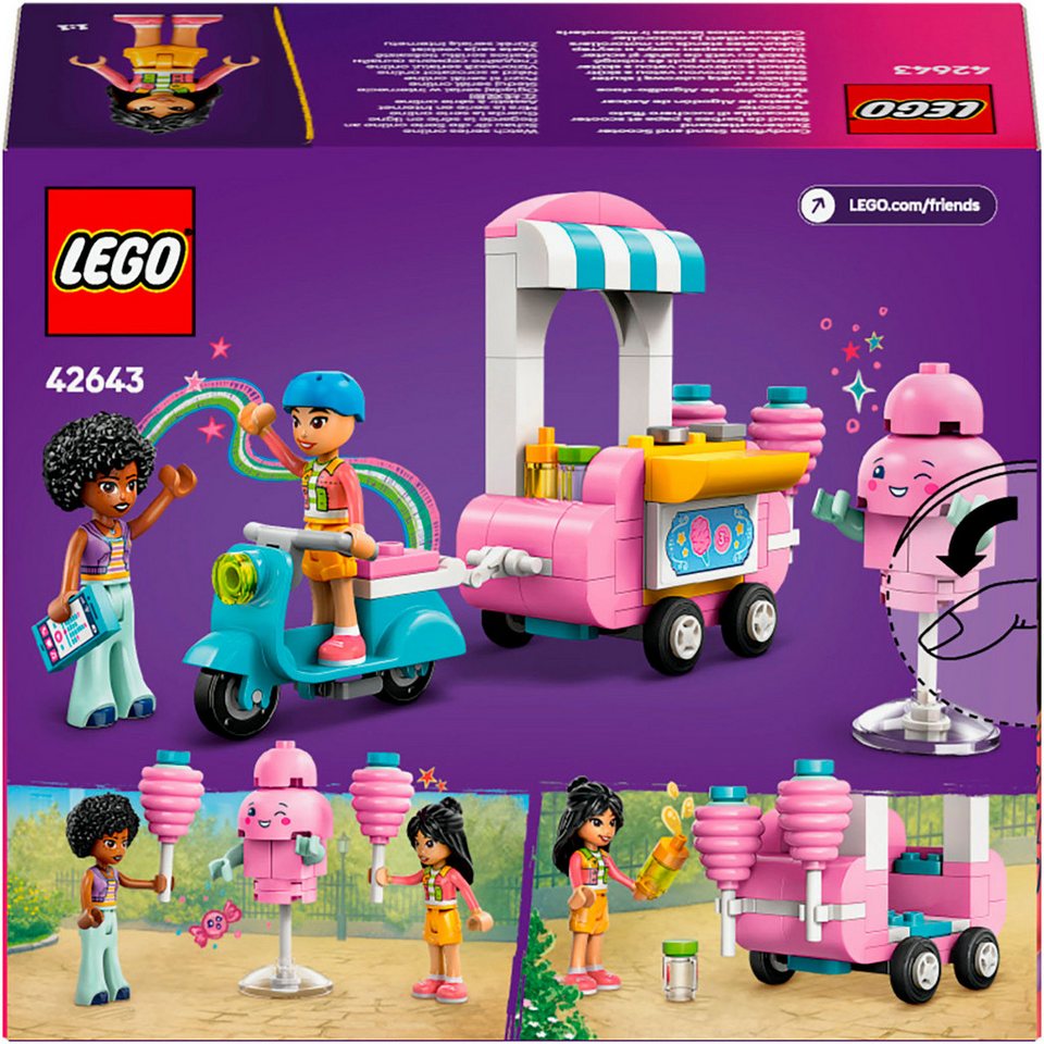 LEGO® Zuckerwattestand (42643), LEGO Friends Konstruktionsspielsteine, (110 St), Made in Europe