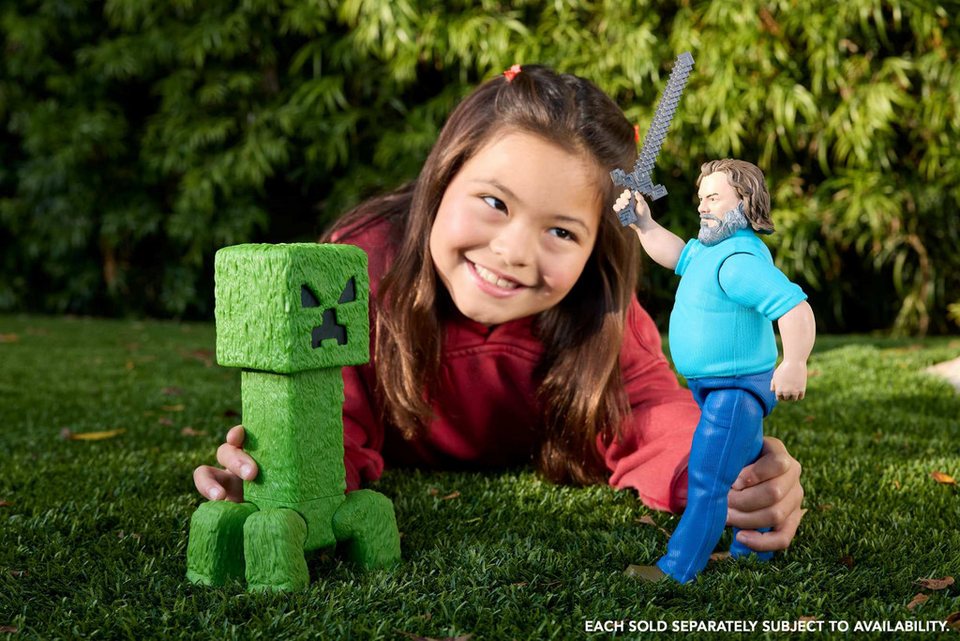 Mattel® Actionfigur Große Minecraft Creeper-Actionfigur