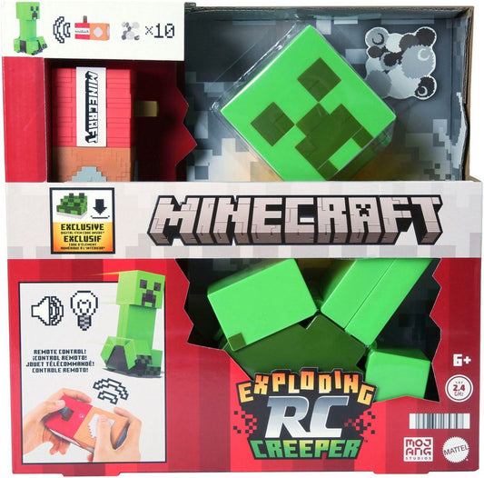 Mattel® Actionfigur MINECRAFT explodierender, ferngesteuerter Creeper, mit Licht und Sound
