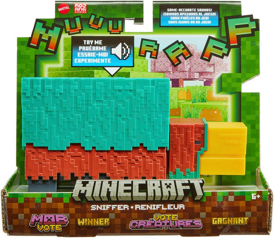 Mattel® Actionfigur Minecraft Schnüffler, mit Grunzgeräuschen
