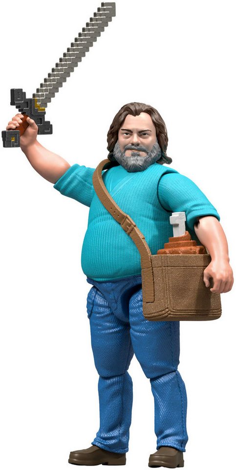Mattel® Actionfigur Minecraft Steve, (Set)