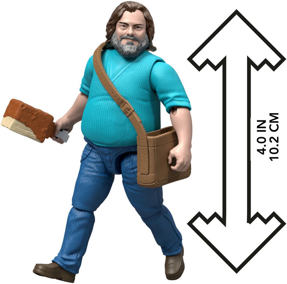 Mattel® Actionfigur Minecraft Steve, (Set)