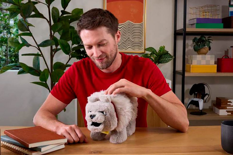 Mattel® Plüschfigur Minecraft, Dennis the Wolf Deluxe, mit Sound