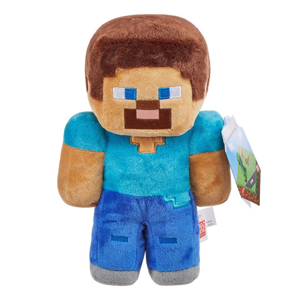Mattel® Plüschfigur Minecraft Plüschfigur Steve 23 cm