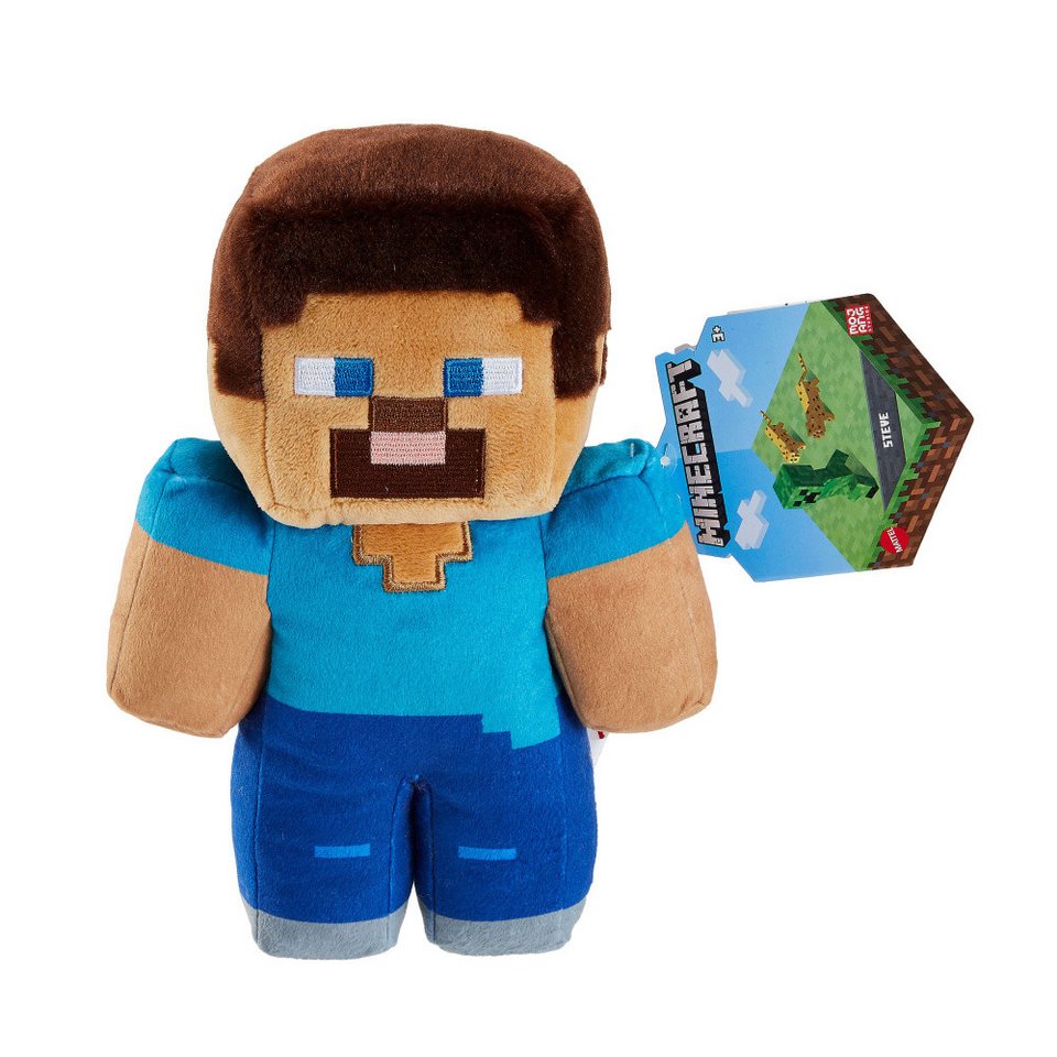 Mattel® Plüschfigur Minecraft Plüschfigur Steve 23 cm