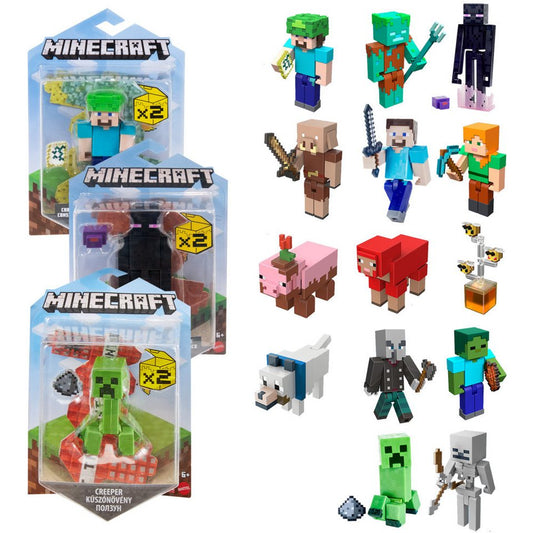 Mattel® Spielfigur Figur MINECRAFTen Craft A Block sortiert