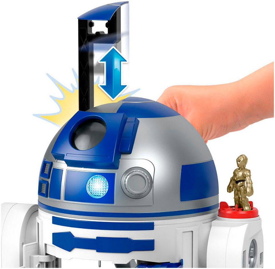 Mattel® Spielfigur Imaginext Star Wars R2D2, mit Licht- und Soundeffekten