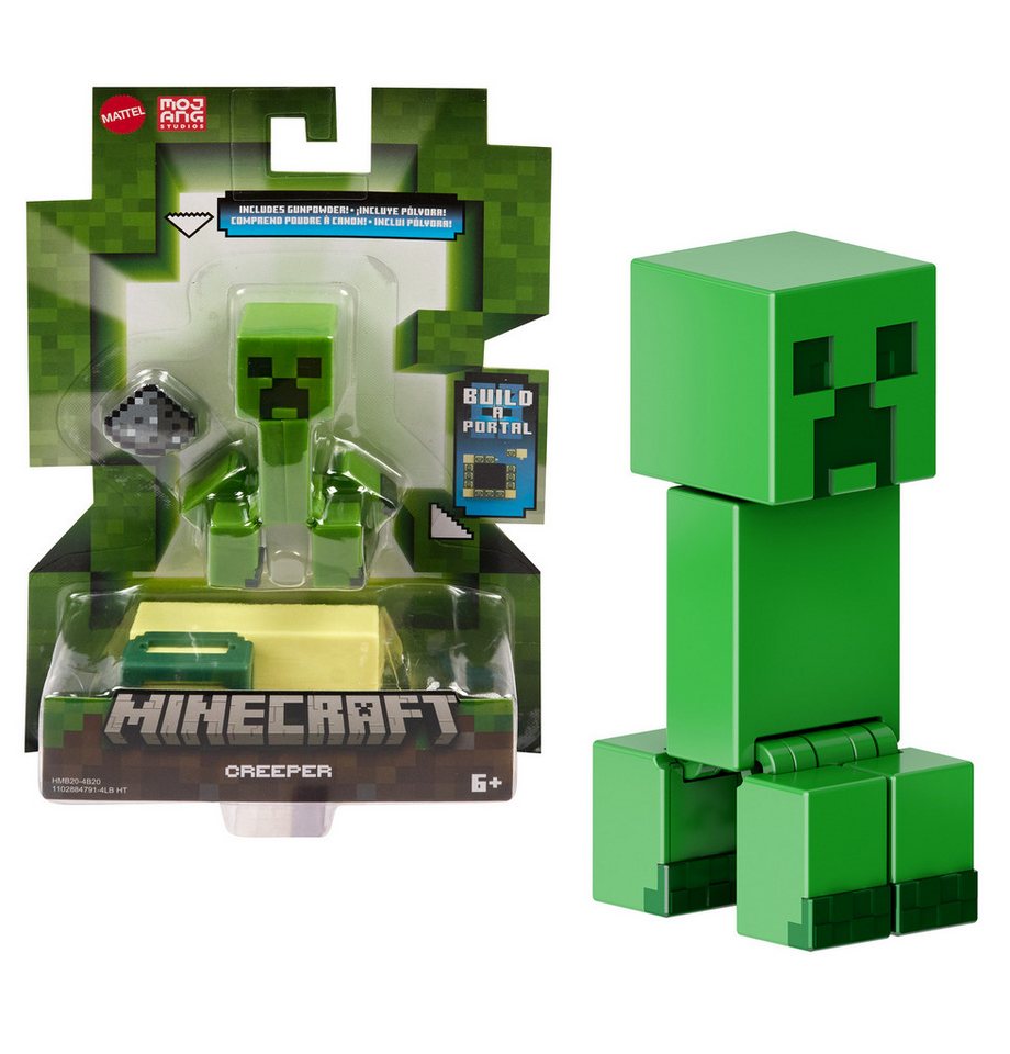 Mattel® Spielfigur Minecraft - Core Figur Creeper (NEU & OVP)