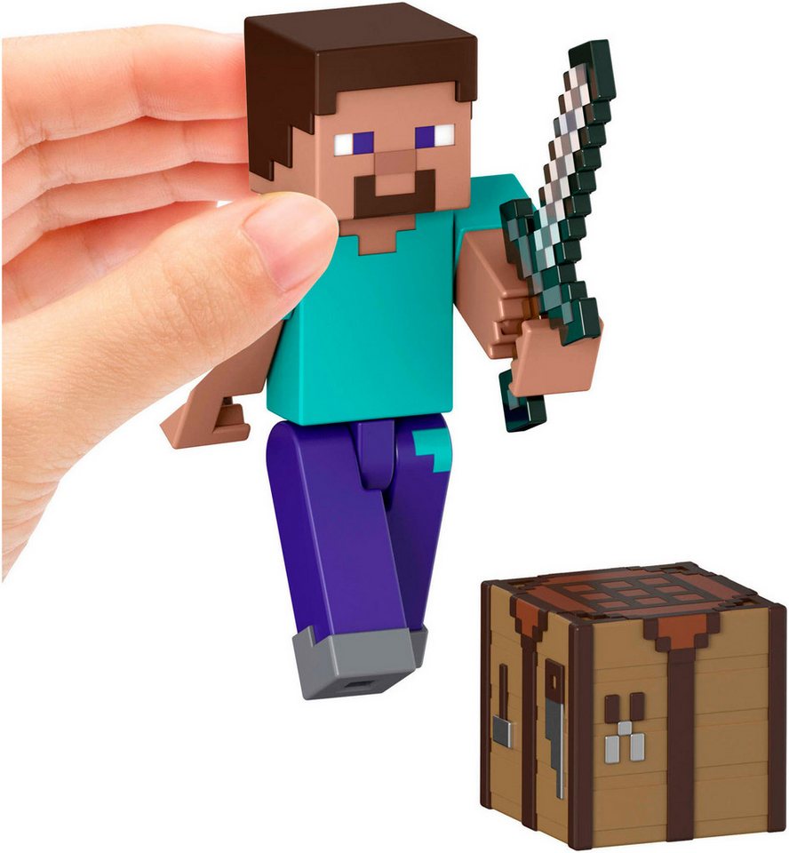 Mattel® Spielfigur Minecraft Core Figur Steve