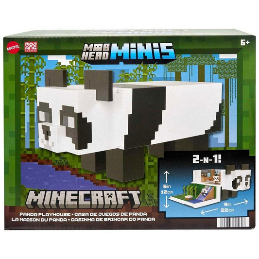 Mattel® Spielwelt Mattel HLL25 - Minecraft - Mob Head Minis - Panda 2 in 1 Spielset