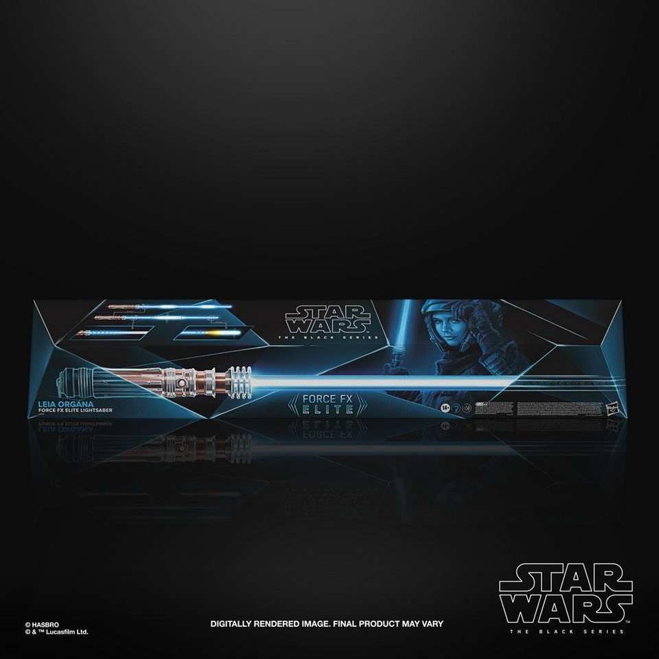 Metamorph Lichtschwert Star Wars Episode 9 The Black Series Leia Organa F, Exakte Replik von Leias blauem Lichtschwert aus Star Wars Episode 9