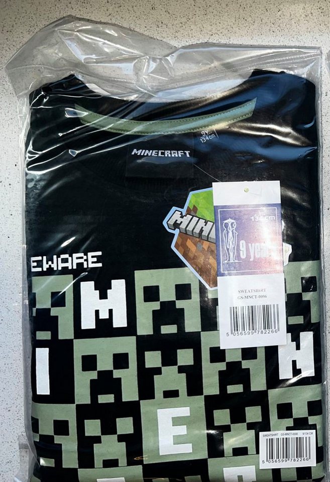Minecraft Hoodie MINECRAFT Kinder Sweatshirt Pullover Pulli Sweater Jungen