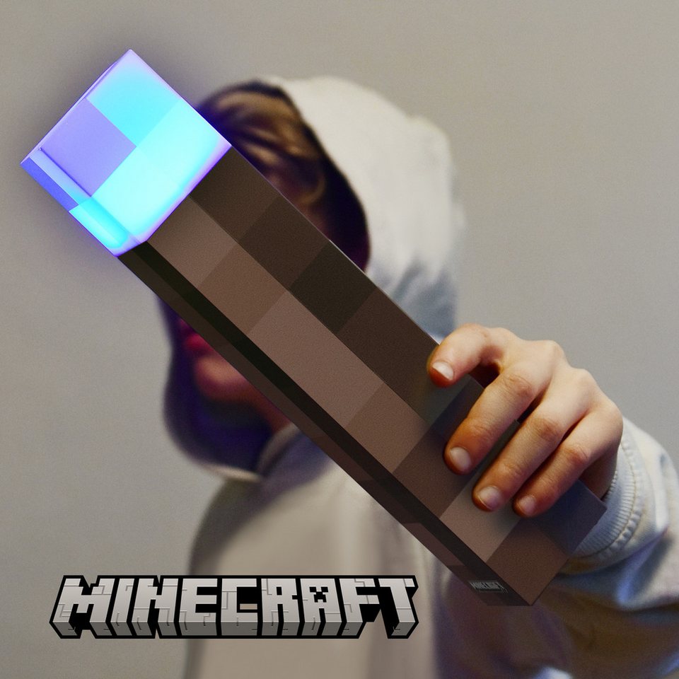 Minecraft LED Dekolicht - Deko für Minecraft Fans - Dekolampe, aufladbarer Akku, LED fest integriert