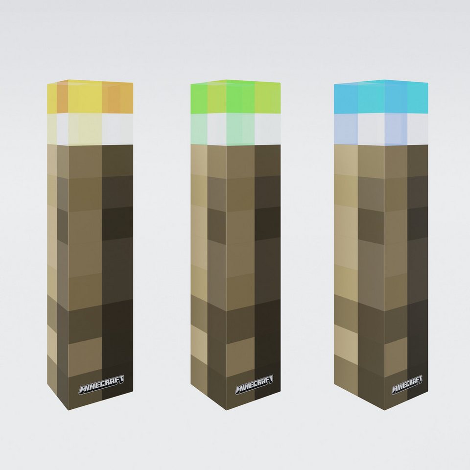 Minecraft LED Dekolicht - Deko für Minecraft Fans - Dekolampe, aufladbarer Akku, LED fest integriert