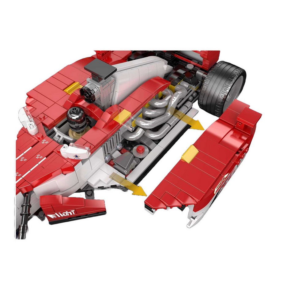 Mould King 10035 - F1 Rennwagen mit Zubehör (Mould King) Spielbausteine