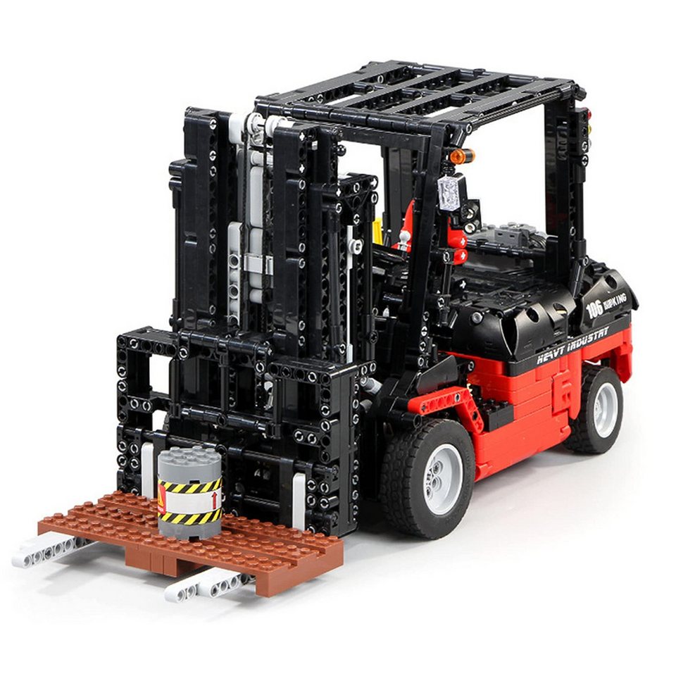Mould King 13106 Ferngesteuerter Gabelstapler Moc Klemmbausteine 1719 Teile Konstruktionsspielsteine, (Set, 1719 St)