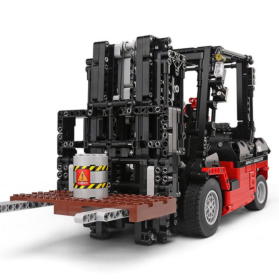 Mould King 13106 Ferngesteuerter Gabelstapler Moc Klemmbausteine 1719 Teile Konstruktionsspielsteine, (Set, 1719 St)
